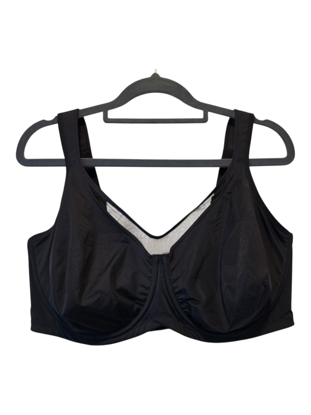 New Supportive Black Full-Coverage Underwire Bra